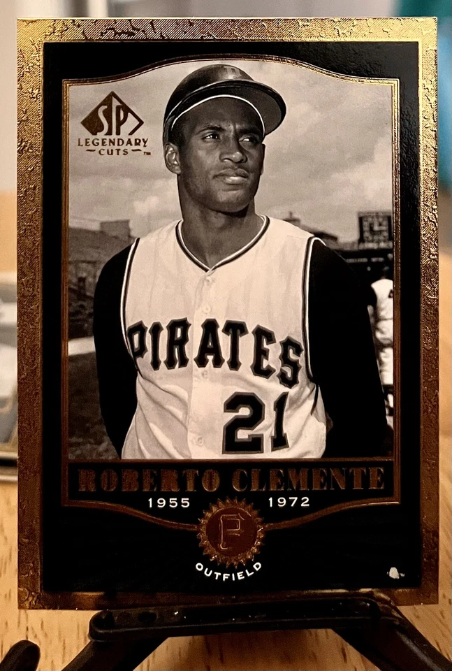 2001 SP Legendary Cuts Baseball #60 Roberto Clemente Pittsburgh Pirates  - Image 1 of 2
