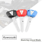 Motorcycle Blank Key Uncut Blade For KAWASAKI Z400 Z900 Z650 Z1000 2017-2020