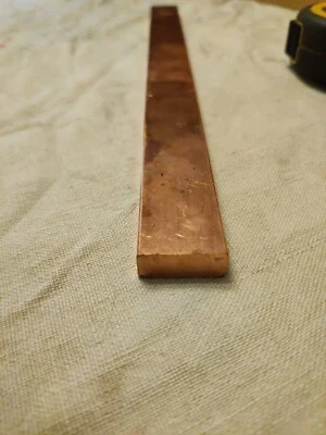 Flat Copper Bar 3mm X 25mm X 300mm C101 Copper Bar