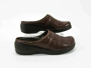 Mephisto Women Shoe Air Relax Nature is Future Size 8M Brown Mule Pre Owned qp - Picture 1 of 12