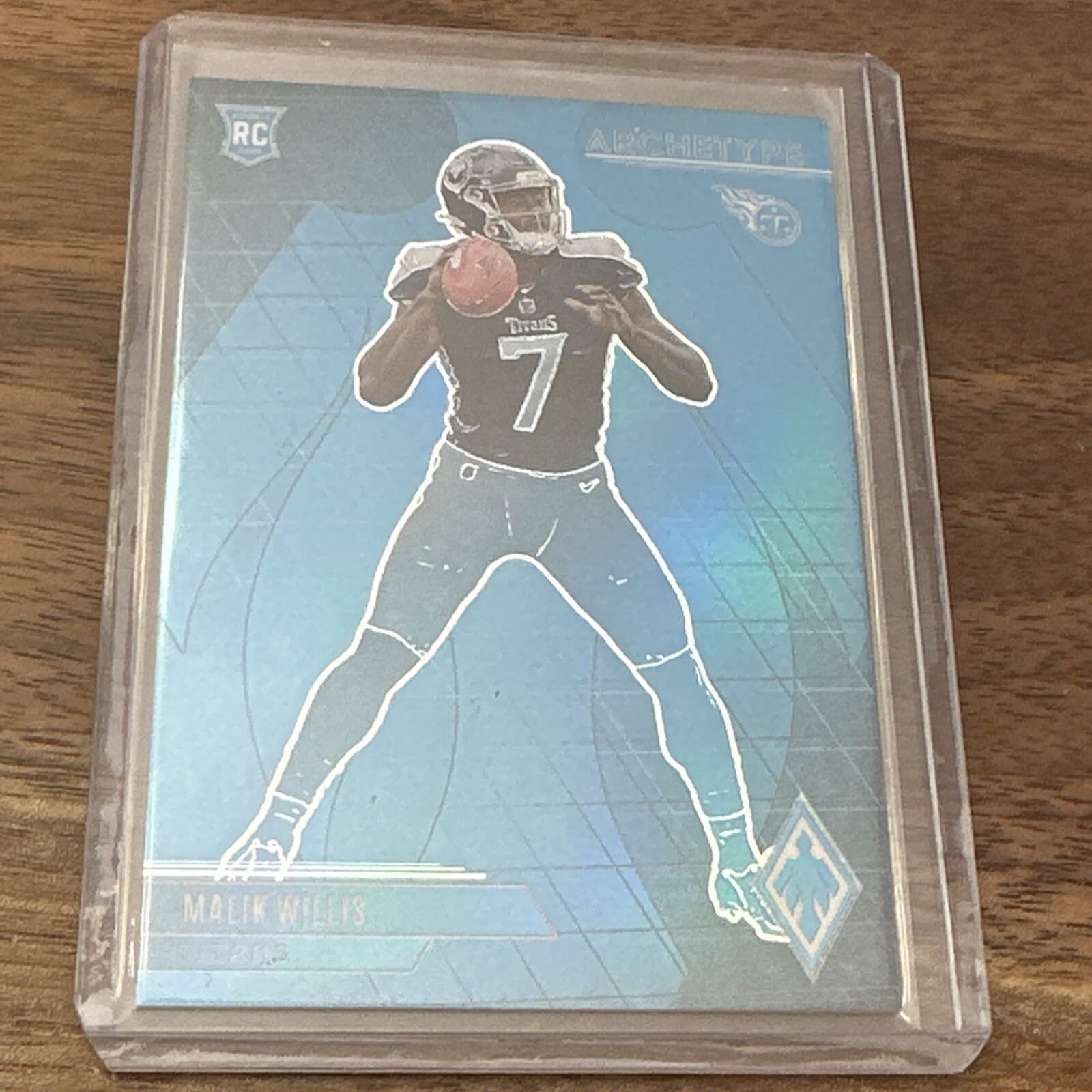 2022 Panini Phoenix Malik Willis Archetype Rookie RC SSP - Titans CASE HIT