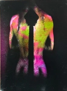 Jean Claude CHASTAING - Painting To Oil On Photo - Duo - Picture 1 of 1