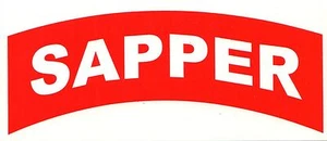 Sapper Arch Decal - Picture 1 of 1