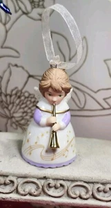 Hallmark Heavenly Bells Porcelain Angel Ornament No. 4 NO BOX 2016 - Picture 1 of 9