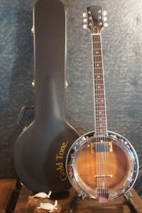 New Gold Tone GT750 Electric Banjitar 6 string Banjo Guitar with Hardshell Case