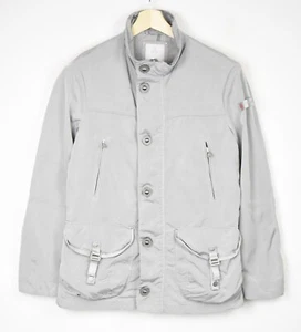 PEUTEREY Phoebus Jacket Girl's 14 YEARS Grey Lightweight High Neck Patch Pockets - Picture 1 of 11