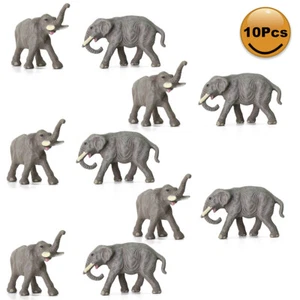 10Stk. 1:150 gut bemahlte Model N Spur Elefant Tiere Bahnhof AN15004 PVC - Picture 1 of 7
