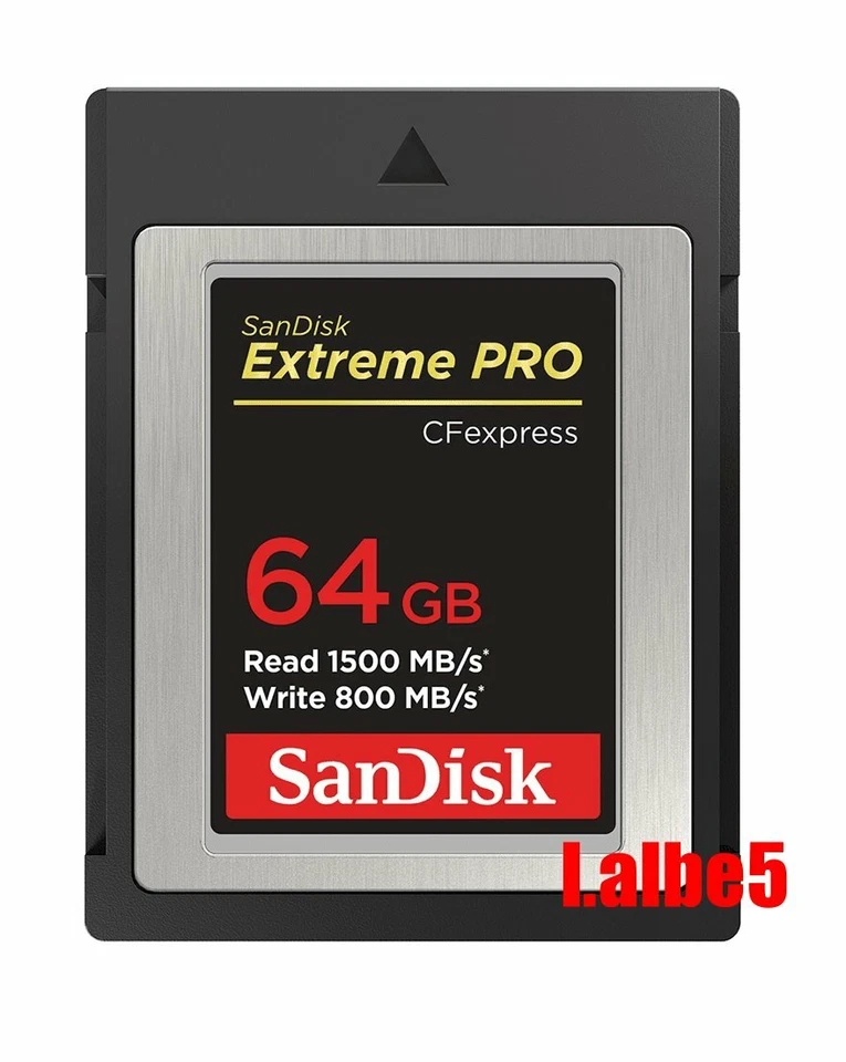 SanDisk Extreme Pro 64GB CFexpress Card Type B Read 1500MB/S Write 800MB/s - Image 1 of 1