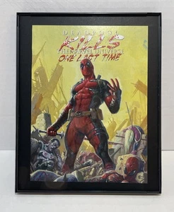 Deadpool Kills The Marvel Universe One Last Time Comic Wall Art Framed 8" X 10" - Picture 1 of 2