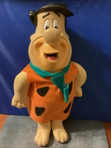 Vintage 1994 Hanna-Barbera Fred Flintstone Plush with Vinyl Head 13" - Picture 1 of 2