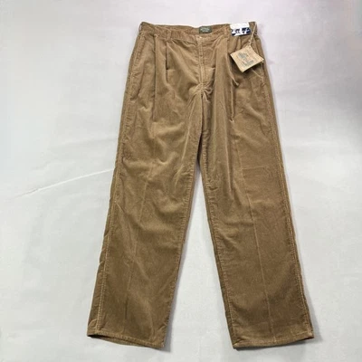 Vintage Polo Country Ralph Lauren Pants Men 38 (36) Corduroy Pleated Watson USA - Image 1 of 4