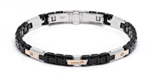 BARAKA Men's BR214203ROGR067004 Kabala Collection Gold White Diamonds Bracelet - Image 1 of 1