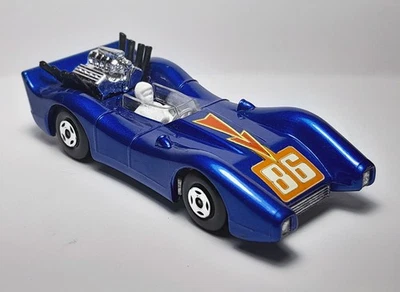 Bonita caja de cerillas vintage Lesney 1-75 súper rápida #61 tiburón azul con calcomanía 86 Foto 1 de 4