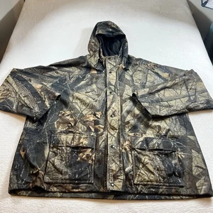 Redhead Camo Jacket Realtree Men’s 3XL Hooded Vented Pockets Quiet Fabric EUC - Picture 1 of 14