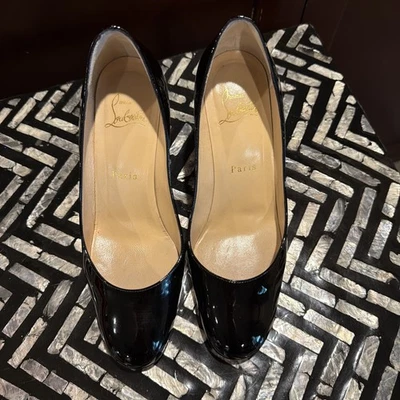Christian Louboutin Patent Leather Women’s Heels Size 37 With Authenticity ! 🌟 - Image 1 of 4
