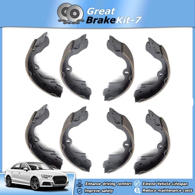 Zapatas de freno de tambor delanteras y traseras para Ford Courier 1.8L 1972 1973 1974 1975 1976 Foto 1 de 4