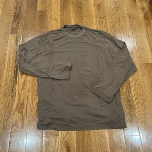 Skims Langarmshirt Herren Größe M braun Rundhals Stretch leicht - Bild 1 von 9