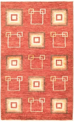 Hand Knotted Area Rug 3'1" x 5'2" Traditional Oriental Wool Carpet - Image 1 of 4