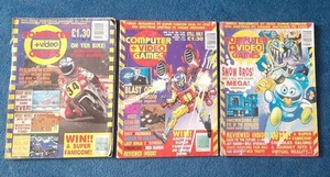 CVG COMPUTER AND VIDEO GAMES MAGAZINE X 3 February April May 1991 - Picture 1 of 2