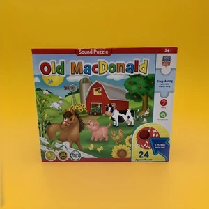 Sound Puzzle Old MacDonald Sing Along preisgekrönt 24 Teile Alter 3+ versiegelt - Bild 1 von 5
