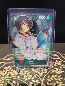 Lim (Alt Art) OP09-037 SR Emperors in the New World ONE PIECE Card Game ENGLISH - Picture 1 of 2