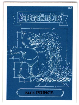 Blue Prince 2015 Garbage Pail Kids Series 1 Parody Exact Card Shown - Image 1 of 2