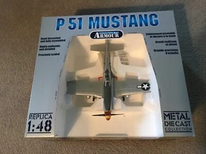Armour Collection CDC 98035 USAAF P-51 Mustang Fighter Plane In 1/48 Scale New - Picture 1 of 9