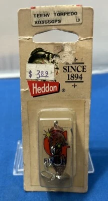Vtg 1984 Heddon Teeny Torpedo XO355GPS Brown G Finish NEW - Image 1 of 4