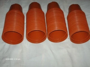 100x Soparco braun Kunststoff Gartentöpfe 11cm breit x 9cm hoch 8cm tief sauber - Bild 1 von 5