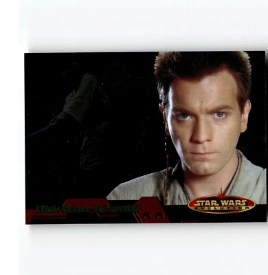 5-04-06 PWE . PROMO topps 2001 star wars evolution obi-wan kenobi . p1 .(150) (A - Image 1 of 2
