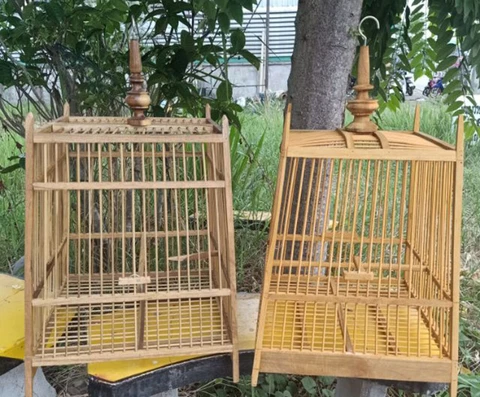 Bird House Cage Birdcage Wire Antique Vintage Wood Style Decorative 15 Teeth DHL Cover
