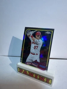 2024 topps chrome mike trout 35th anniversary Silver Refractor #89cb-1 Angels - Picture 1 of 2