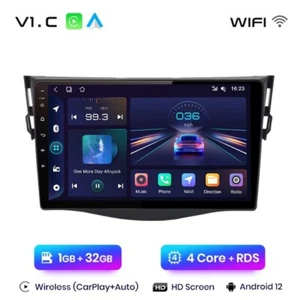 AUTORADIO PER TOYOTA RAV4 ANDROID AUTO CARPLAY GPS WIFI 1G RAM 32 GB 9" - Foto 1 di 7