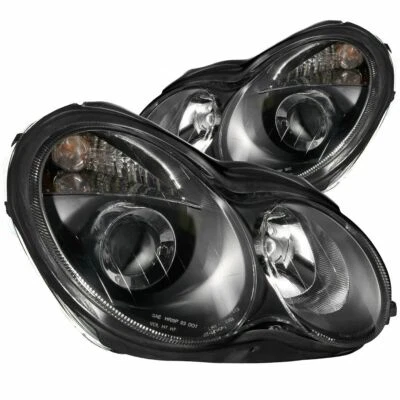 Anzo USA 121079 Projector Headlight Set Fits 01-07 C230 C240 C280 C320 - Image 1 of 3