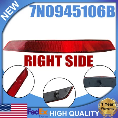 Right Side Bumper Light Lamp Reflector For VW Sharan Seat Alhambra 7N0945106B Foto 1 de 4