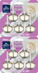 Glade Plug-Ins Scented Oil Air Freshener Refills, Super Bloom, .67 oz, 5 Ct -2PK - Picture 1 of 7