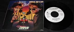 Breakfast Club-Drive My Car-Both Sides-MCA 53348-VTG 1988 WLDJ Pic/Slv 45-NM!! - Imagen 1 de 2