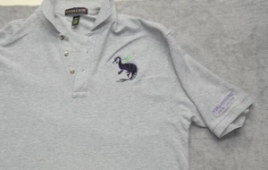 Maleficent Embroidered Dragon Polo Shirt Cross Creek Large Big/Tall Disney Movie - Picture 1 of 14