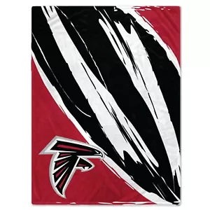 Atlanta Falcons NFL 60'' x 80'' Retro Jazz Coral Fleece Blanket - Picture 1 of 2