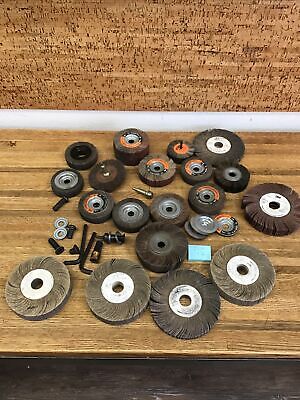 Lot Of  Standard Abrasives And 3 M Flexible Flap Wheels Plus Extras • 30$