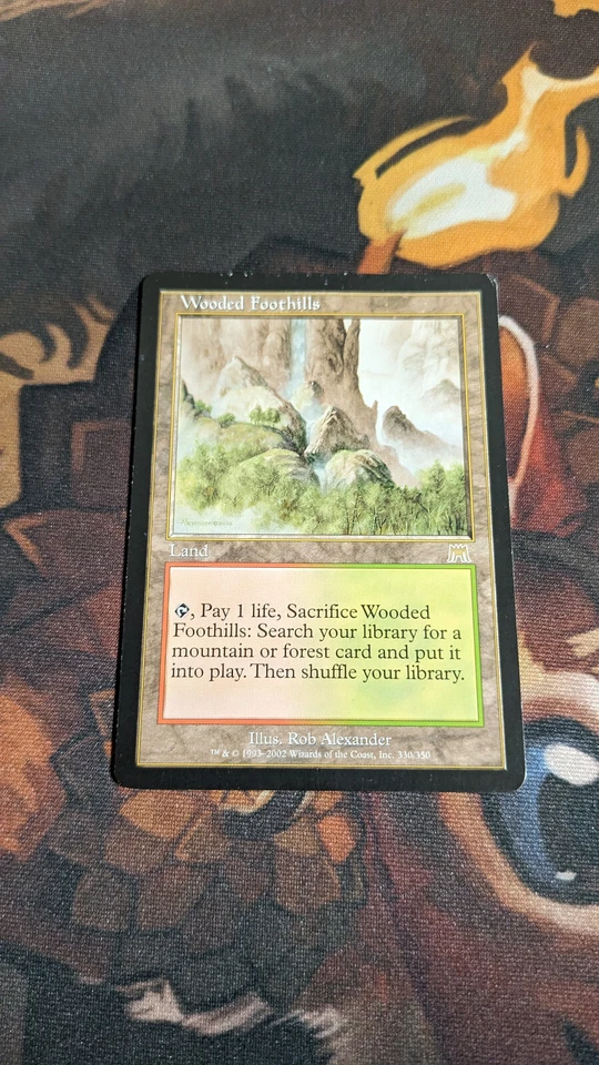 MTG Wooded Foothills Onslaught 330/350 Fetch Land Modern Legacy Commander EDH - Image 1 of 2