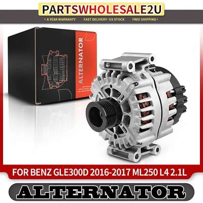 Alternador para Mercedes-Benz GLE300d 2016-2017 ML250 2015 180A/12V CW 6 ranuras Foto 1 de 4