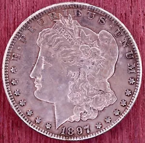 1897 S Morgan Dollar **XF** #RU - Picture 1 of 2
