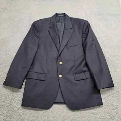 Lauren Ralph Lauren Jacket Mens 41R Blue LRL Wool Two Button Sports Coat Blazer - Image 1 of 4