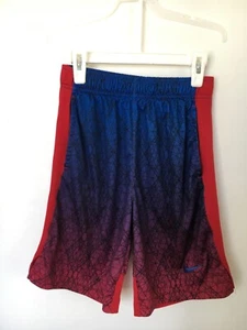 Nike Dri-fit boys shorts elasticized waist drawstring closure multicolor  size S - Picture 1 of 27