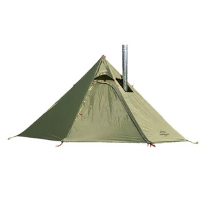 Tipi Warmzelt mit feuerhemmendem Ofenheber für Rauchrohre, 3 ~ 4 Personen, leicht... - Bild 1 von 7