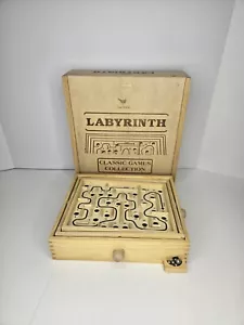 Labyrinth Classic Games Collection Cardinal Wood Game Wood Box Navigate The Maze - Picture 1 of 23
