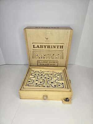 Labyrinth Classic Games Collection Cardinal Wood Game Wood Box Navigate The Maze - Image 1 of 4