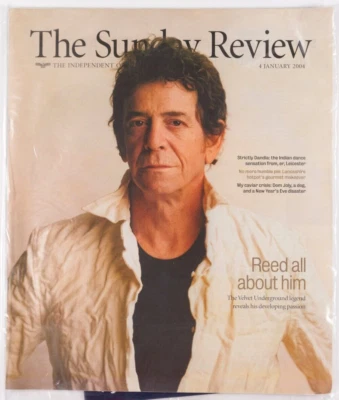 LOU REED INTERVIEW KIRSTIE ALLSOPP PHIL SPENCER SEALED UK Sunday Review magazine - Image 1 of 4