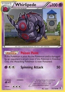 Carta pokemon Whirlipede (BCR 73)-Confini Varcati-U - lingua ITA-condizione EX - Picture 1 of 1